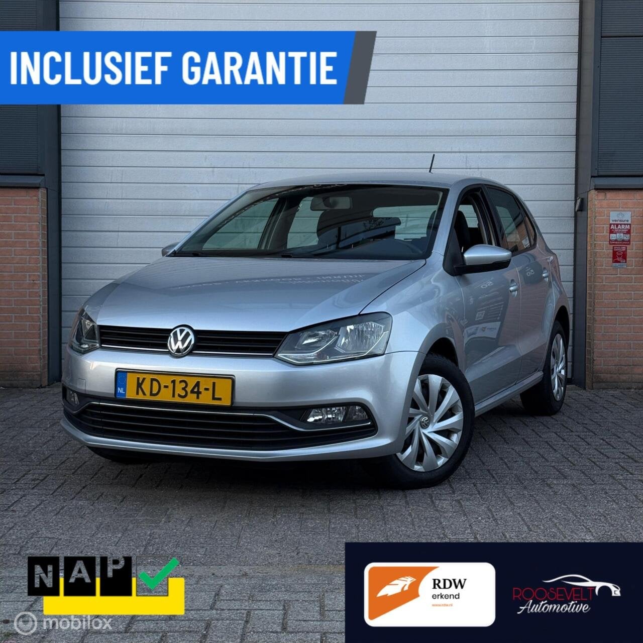 Volkswagen Polo 1.0 Comfortline / NAP / GARANTIE / TOPSTAAT, Stof, Euro 6, Start-stop-systeem, Origineel Nederlands