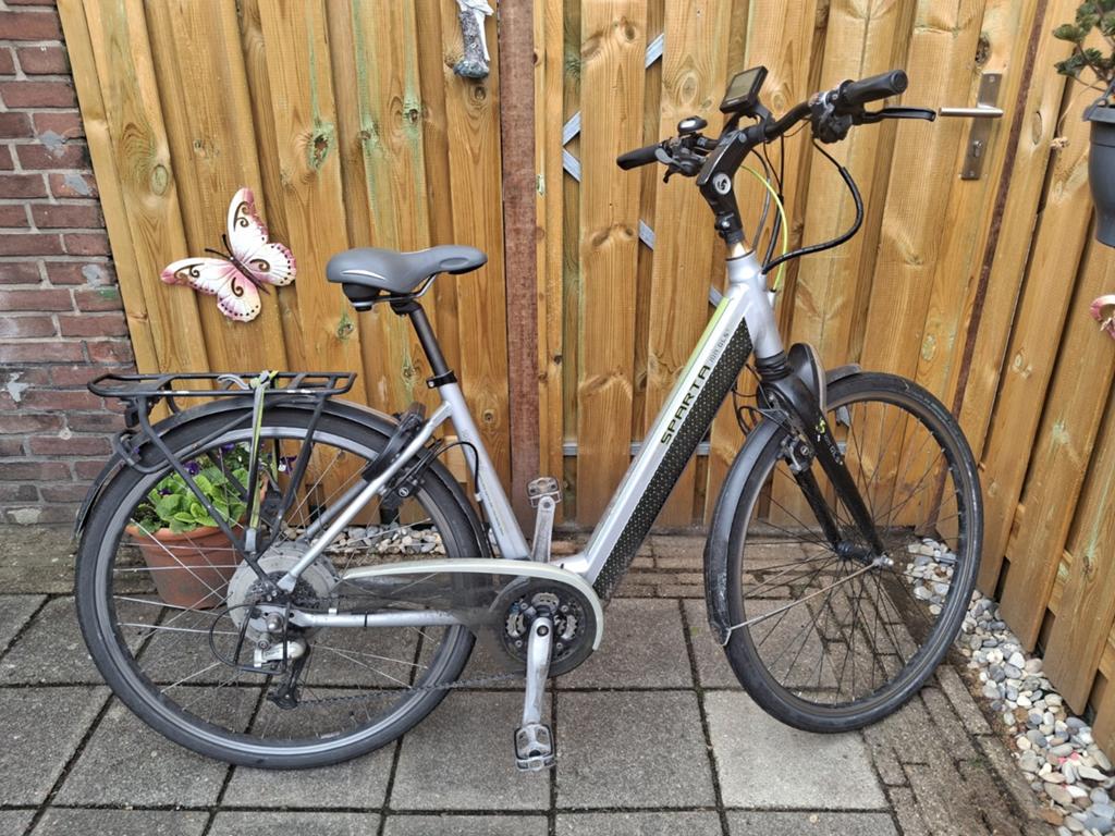 Sparta ion gls elektische damesfiets, Ophalen, Gebruikt, Minder dan 10 versnellingen, Overige merken