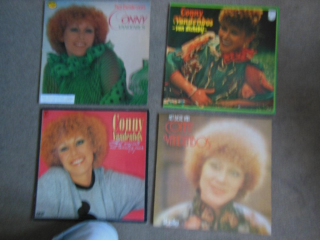 4 x  CONNY van den  BOS  LP   -, LP, Gebruikt, Ophalen of Verzenden, Levenslied of Smartlap