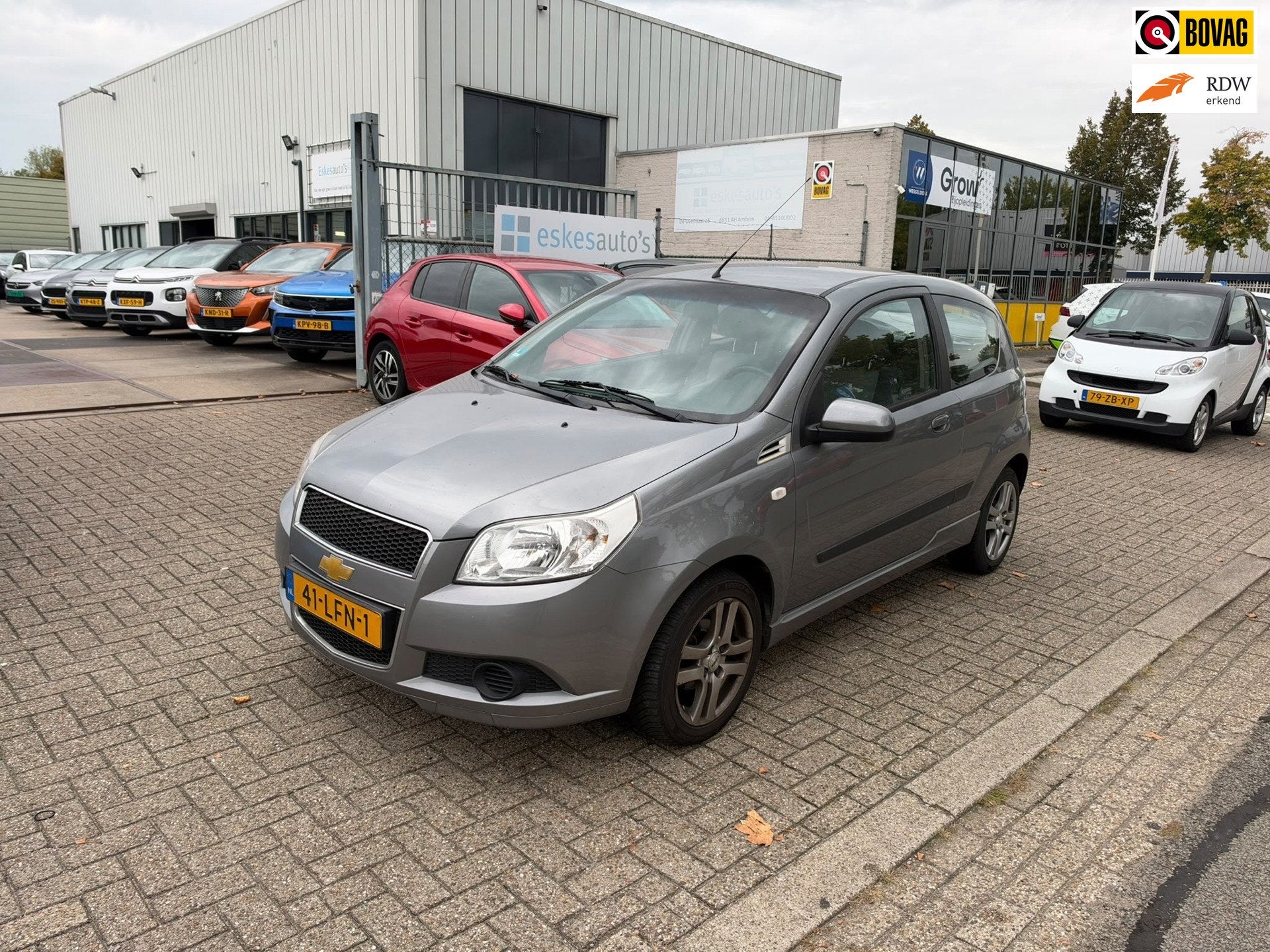 Chevrolet Aveo 1.2 16V LS B-clever Airco. NAP Dealer onderho, Voorwielaandrijving, Stof, Aveo, 4 cilinders