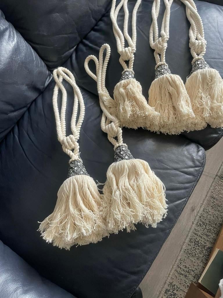 Vintage Gordijnen  Kwasten, Antiek en Kunst, Ophalen of Verzenden