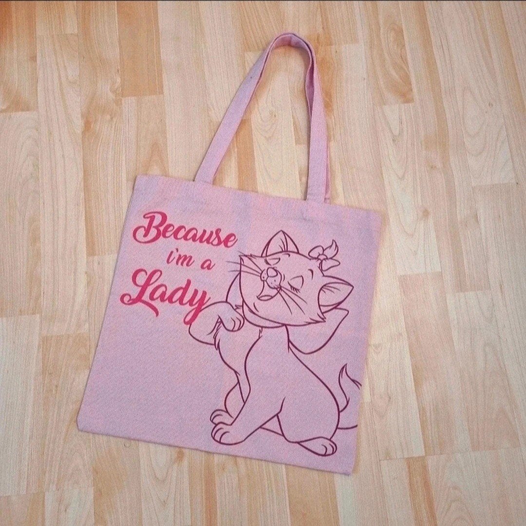 Disney marie roze canvas tas, Ophalen of Verzenden, Roze