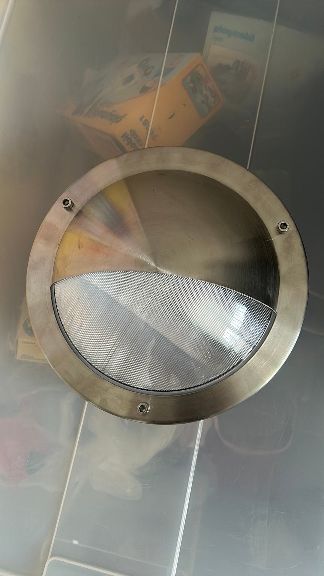 Scheepslamp wandlicht, Huis en Inrichting, Lampen | Wandlampen, Ophalen of Verzenden, Zo goed als nieuw