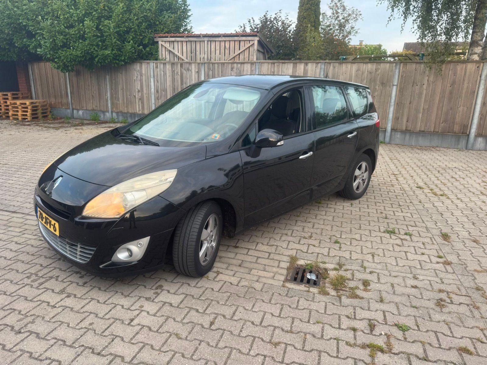 Renault Grand Scenic 1.4 TCE 5P 2009 Zwart 219.000n.a.p., Auto's, Voorwielaandrijving, 745 kg, 4 cilinders, Zwart