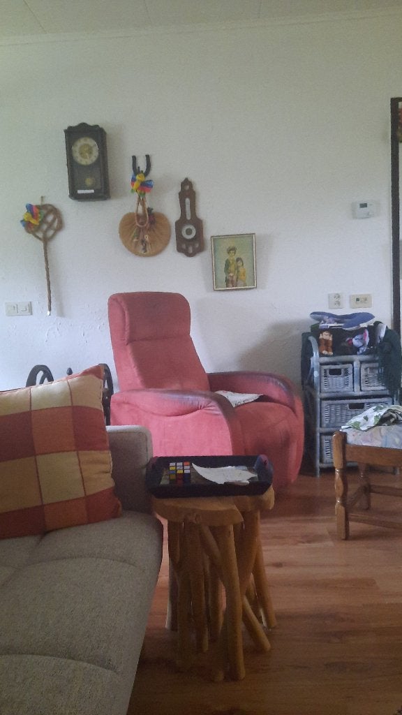 Stoel, Huis en Inrichting, Stoelen, Ophalen, Gebruikt, Rood, Eén
