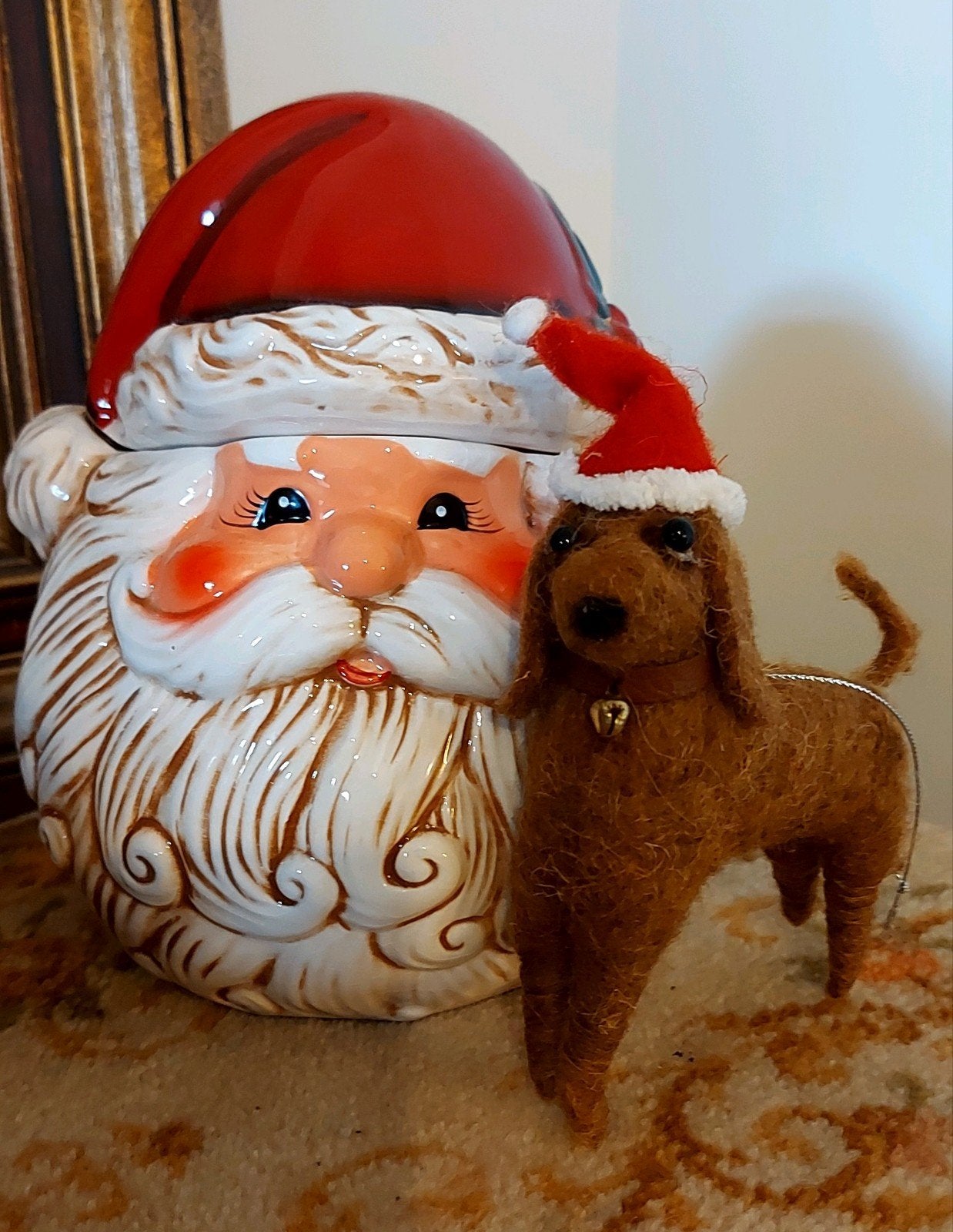 Mooi vilten hondje kerstornament, Diversen, Ophalen of Verzenden