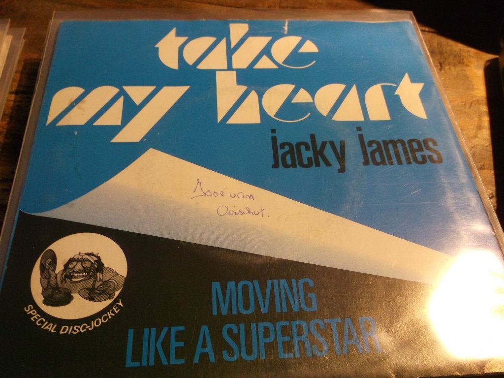 jacky james Take my heart 257, Cd's en Dvd's, Vinyl Singles, Ophalen of Verzenden, Gebruikt, 7 inch, Pop