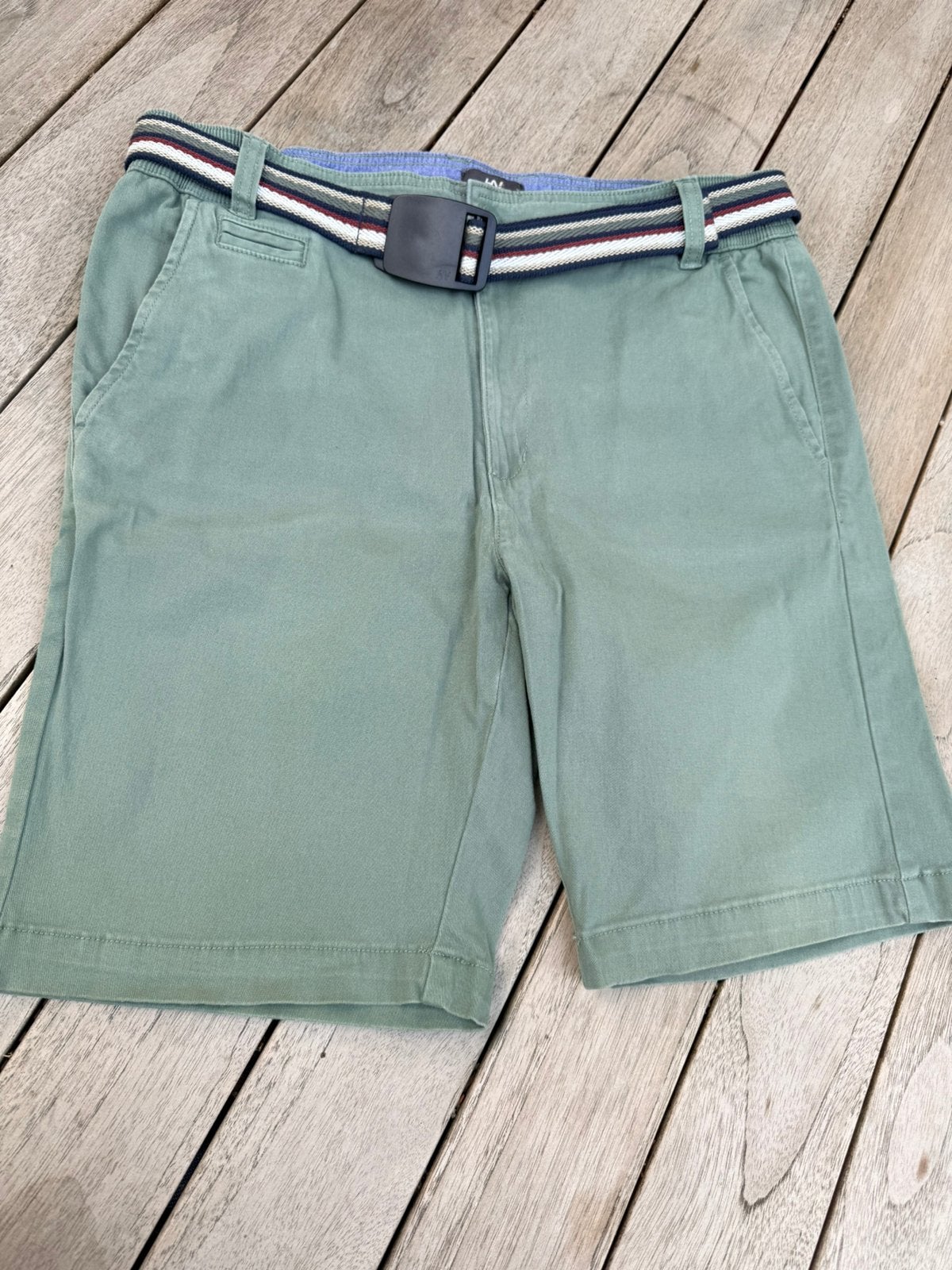 Human nature korte broek maat L heer, Kleding | Heren, Broeken en Pantalons, Ophalen, Zo goed als nieuw, Maat 52/54 (L), Groen
