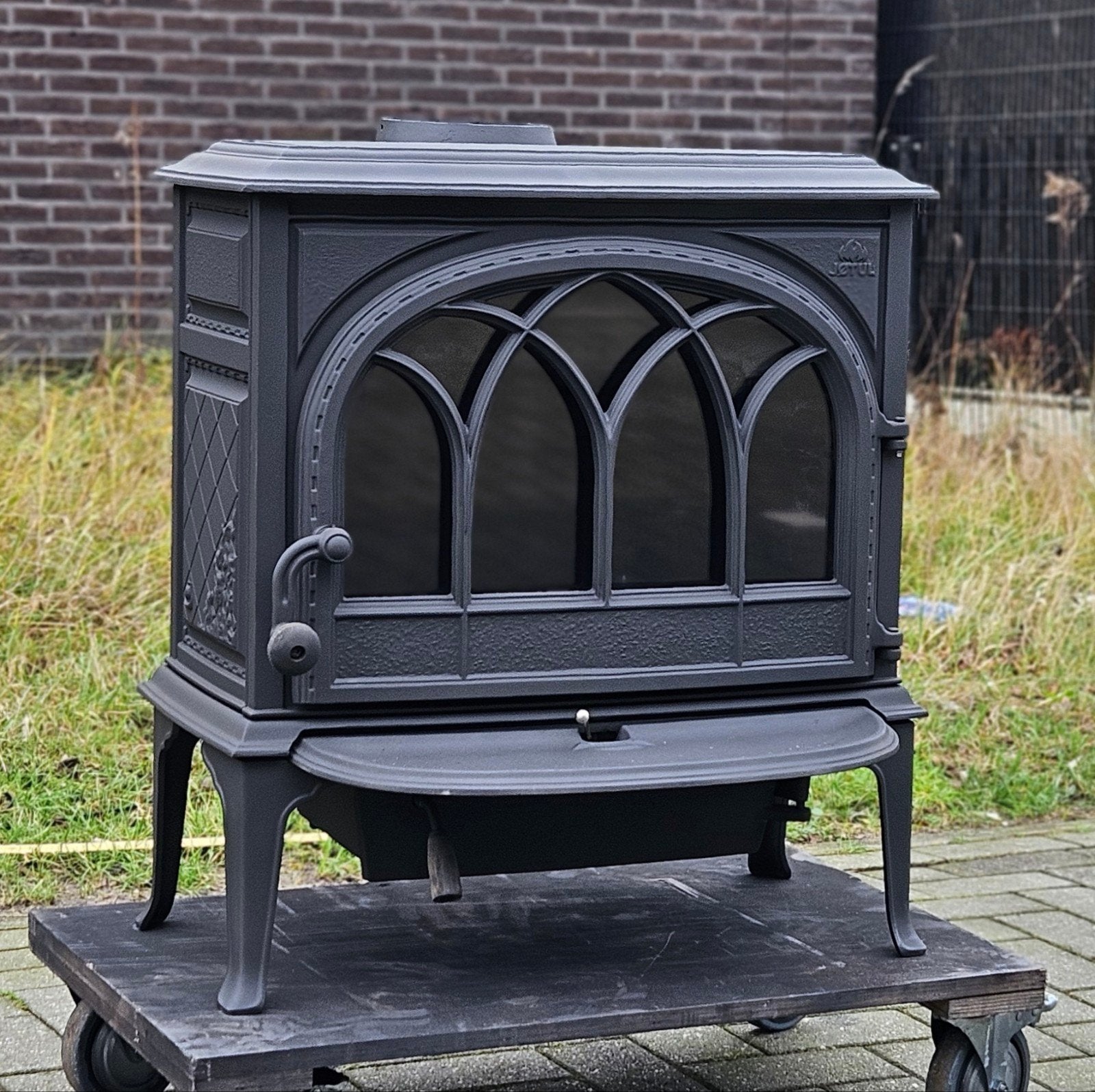 Houtkachel Jotul F400 ZOMER KORTING VAN €1295,- NAAR €895,-, Huis en Inrichting, Kachels, Ophalen, Vrijstaand, Hout, Nieuw