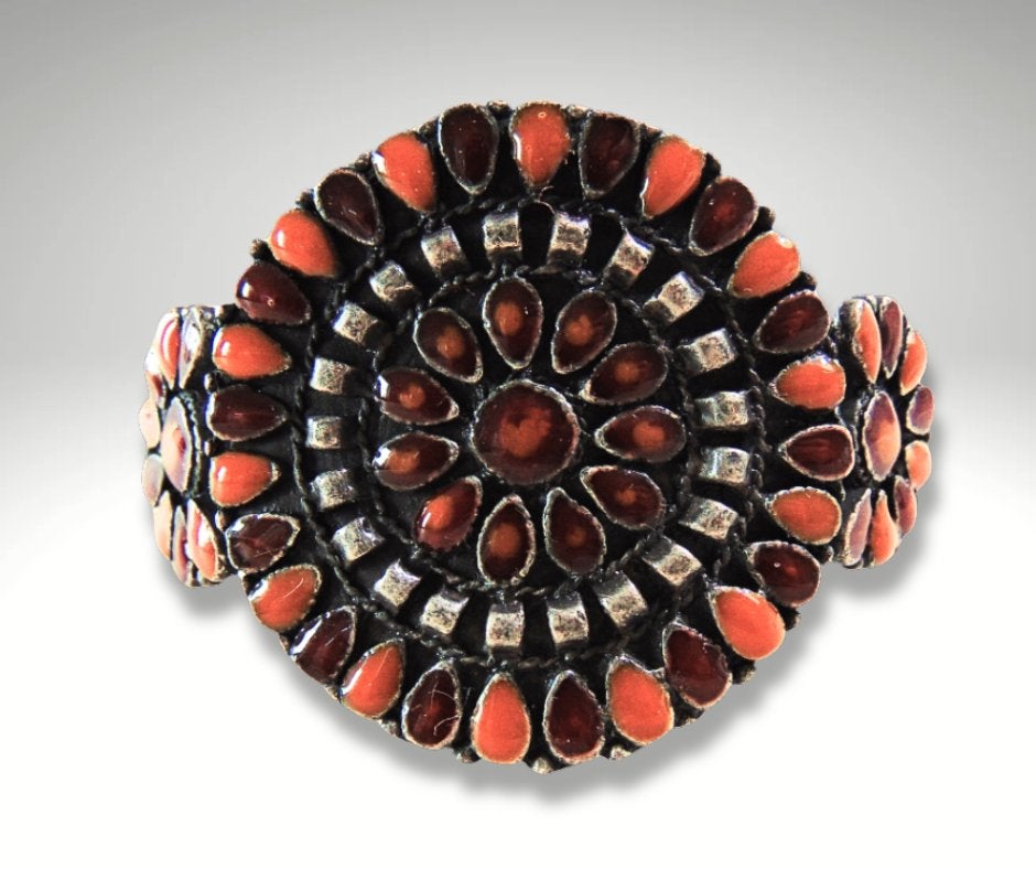 Prachtige Navajo stijl GROTE cluster email armband!