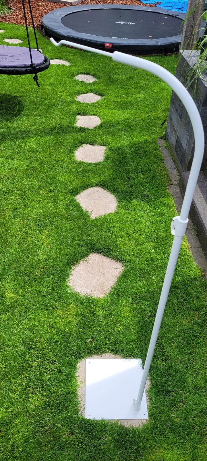 Verstelbare Klamboe Steun - Wit, Tuin en Terras, Ophalen, Verstelbaar, Overige typen, Zo goed als nieuw