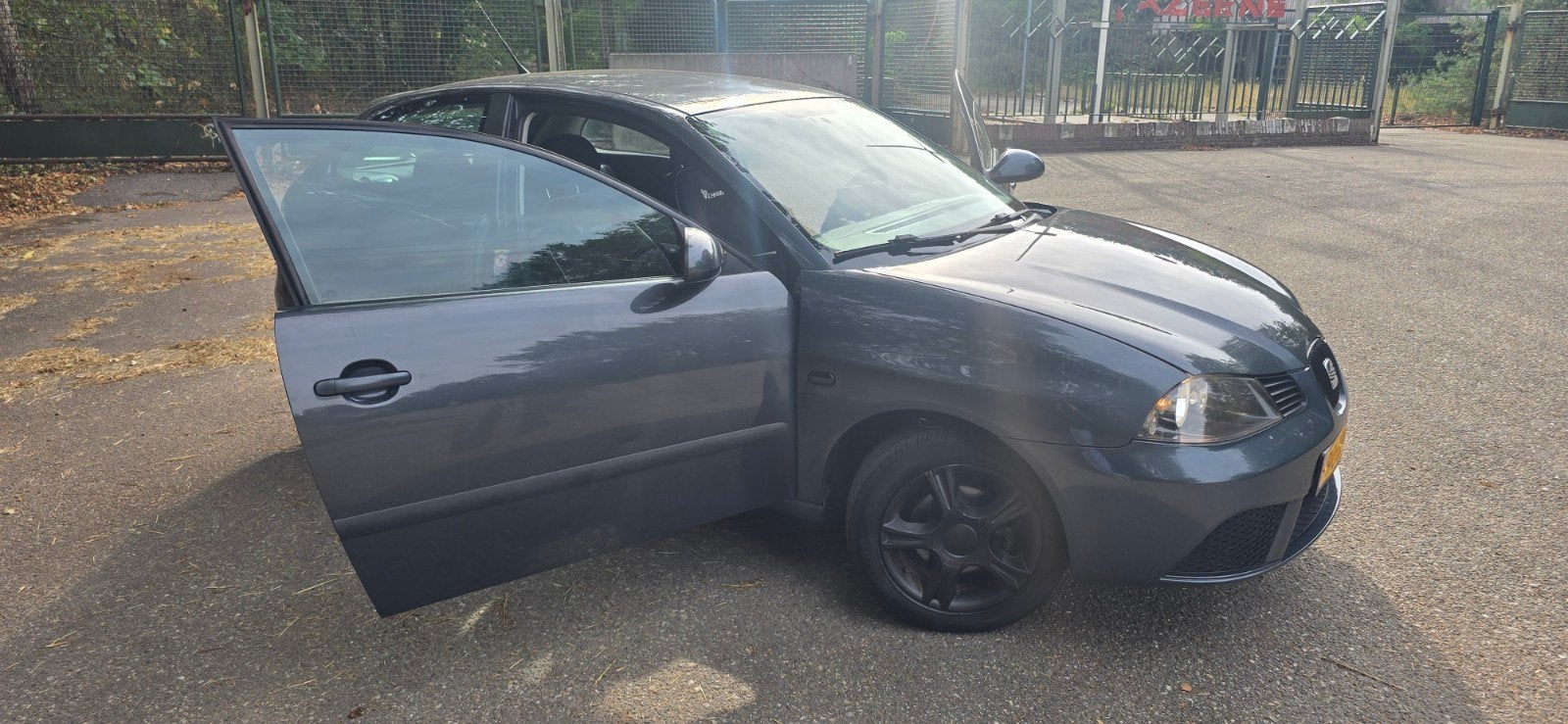 Seat Ibiza 1.4 16V 63KW 3DRS 2008 Grijs, Ophalen, Voertuigen, Gebruikt, Overige typen