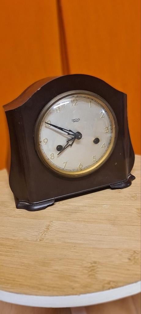 Antieke Smiths Enfield Engelse Tafelklok - Zeer Goede Staat, Antiek en Kunst, Antiek | Klokken, Ophalen of Verzenden