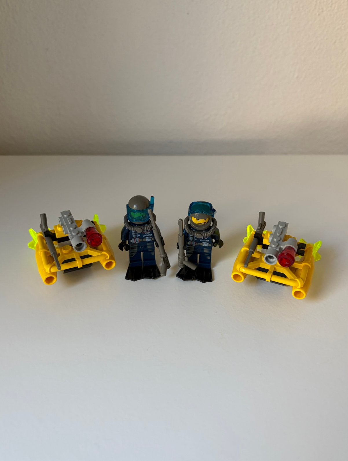 2x lego 4800 alpha team jet sub sets, Overige thema's, Compleet, Lego, Ophalen of Verzenden