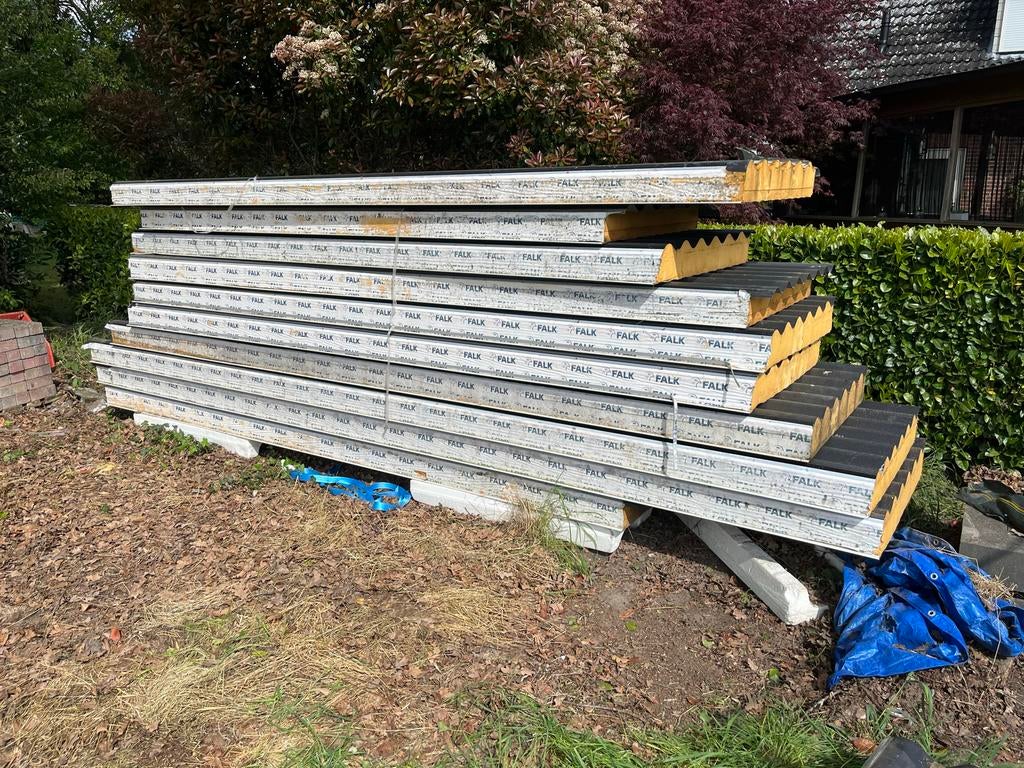 Falk GL1000 Sandwichpanelen 120/160mm diverse lengtes, Ophalen, Zo goed als nieuw