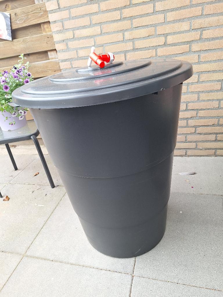 Regenton 200 ltr, Tuin en Terras, Regentonnen, Ophalen, Kunststof, Met kraantje, 150 liter of meer