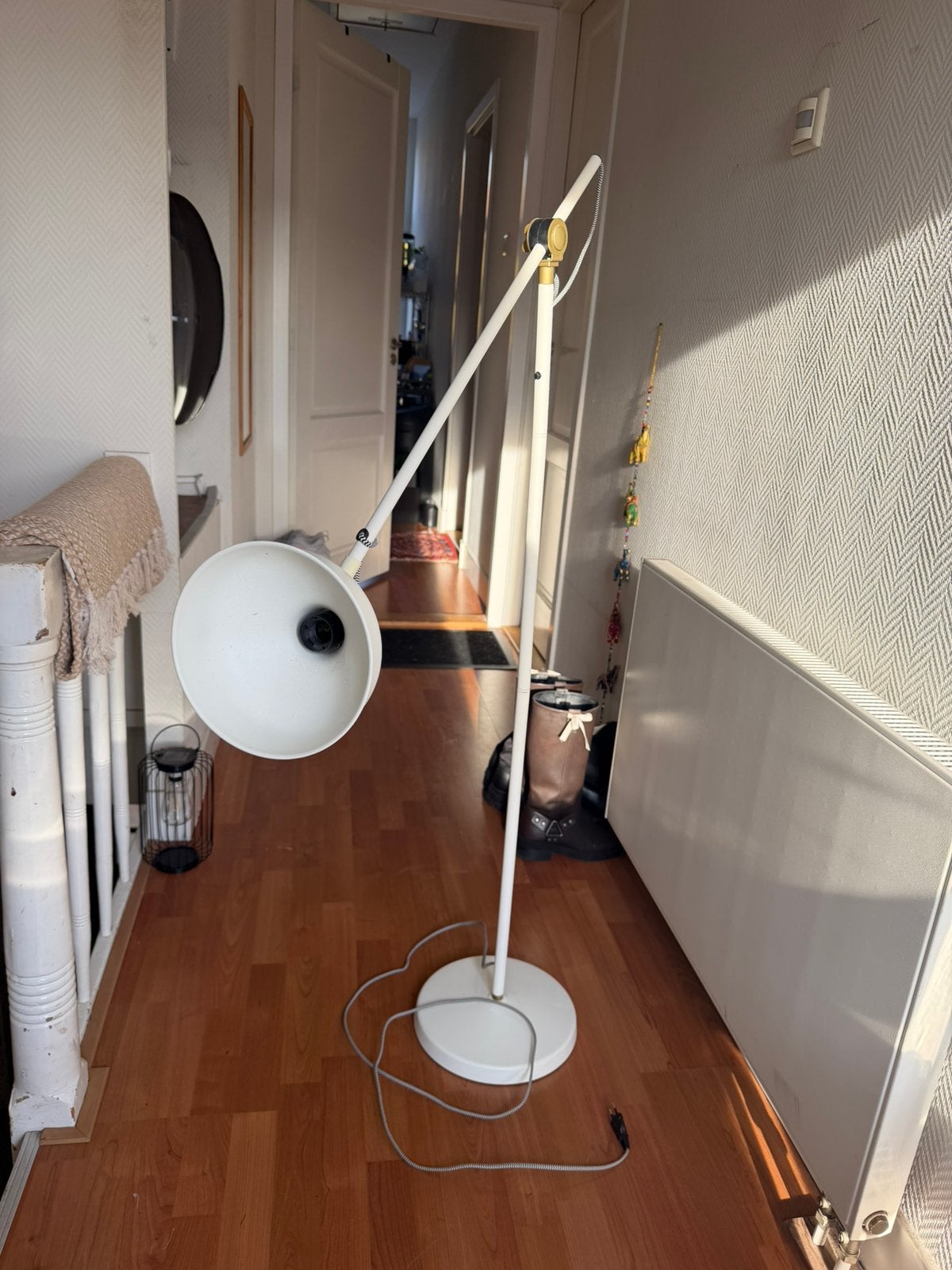 Ikea ranarp vloerlamp wit, Huis en Inrichting, Ophalen, Zo goed als nieuw, 150 tot 200 cm