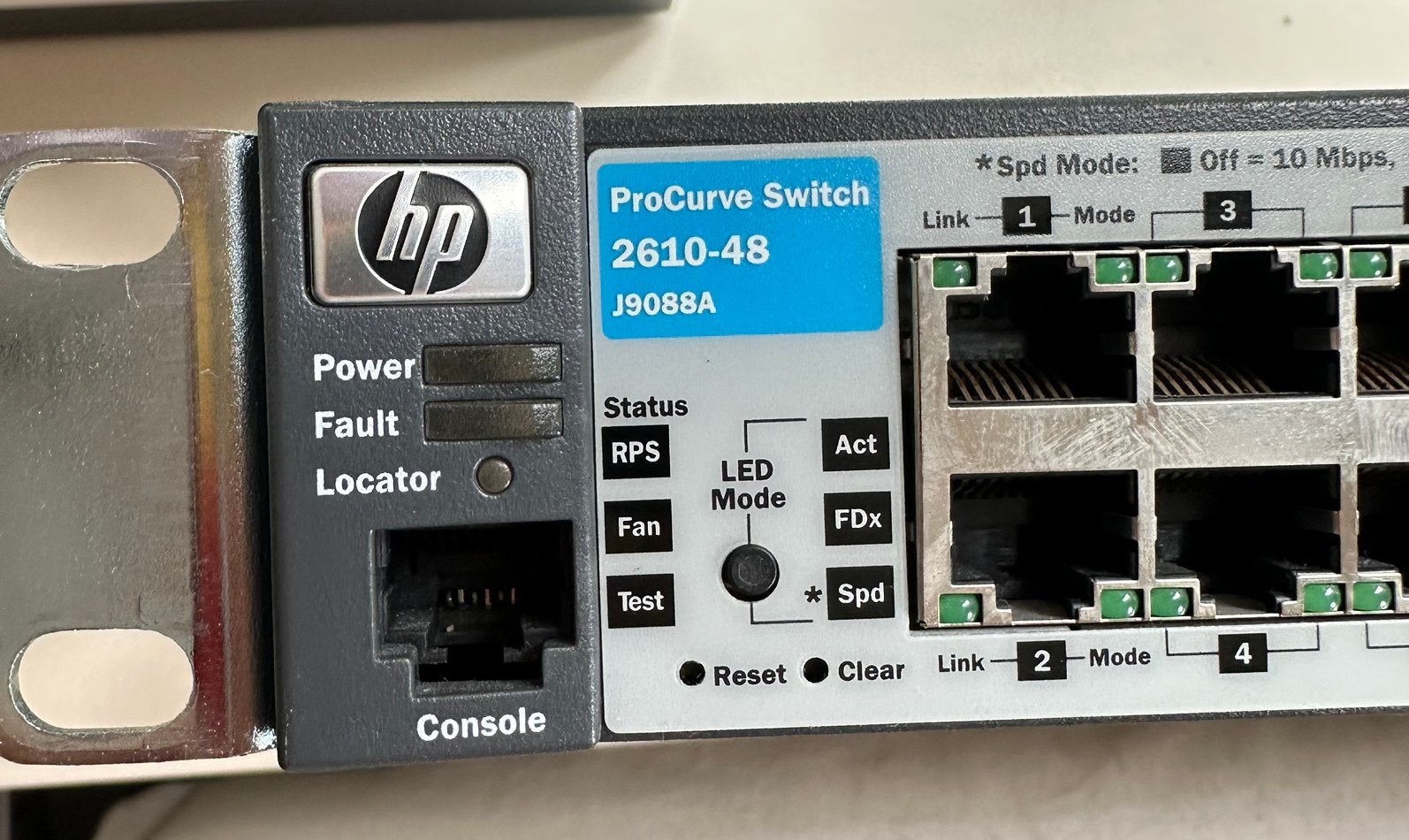 HP ProCurve 2610-48 Netwerkswitch J9088A, Ophalen of Verzenden, Zo goed als nieuw