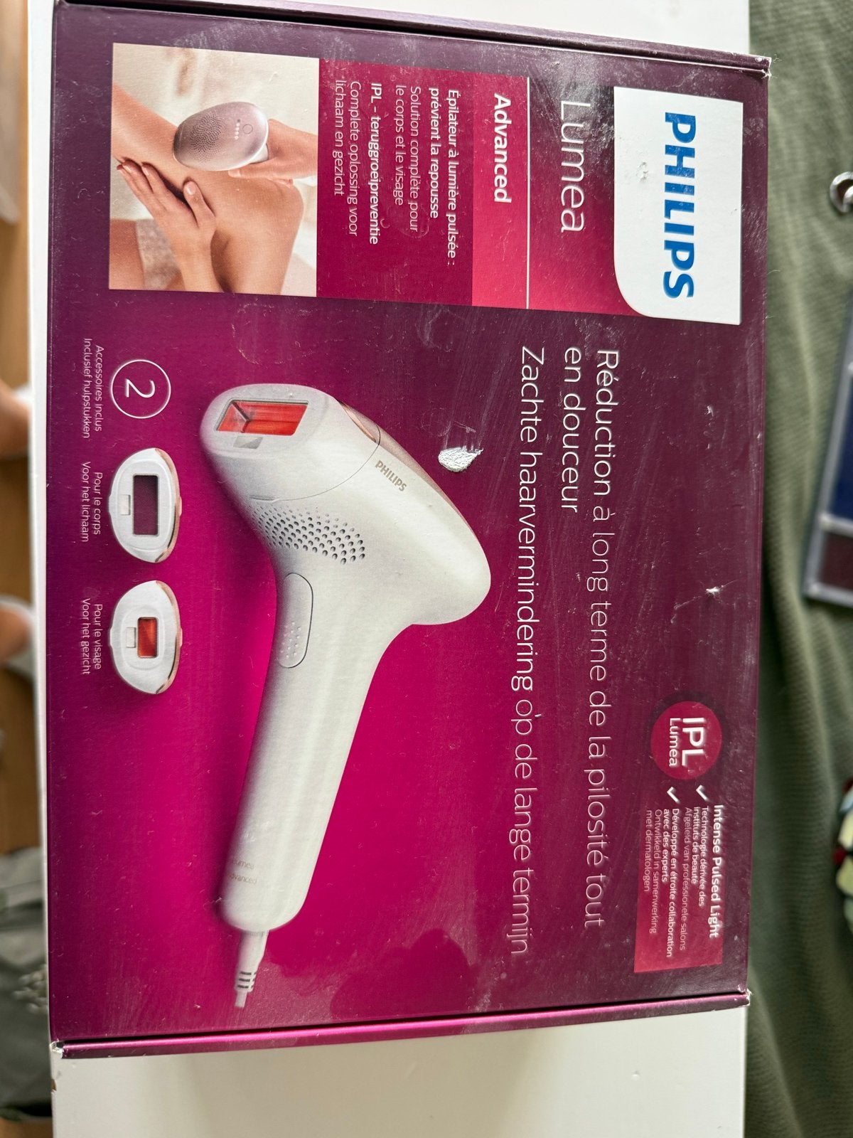 Philips Lumea Advanced IPL SC1997/00 Laser Ontharing, Witgoed en Apparatuur, Persoonlijke-verzorgingsapparatuur, Ophalen of Verzenden