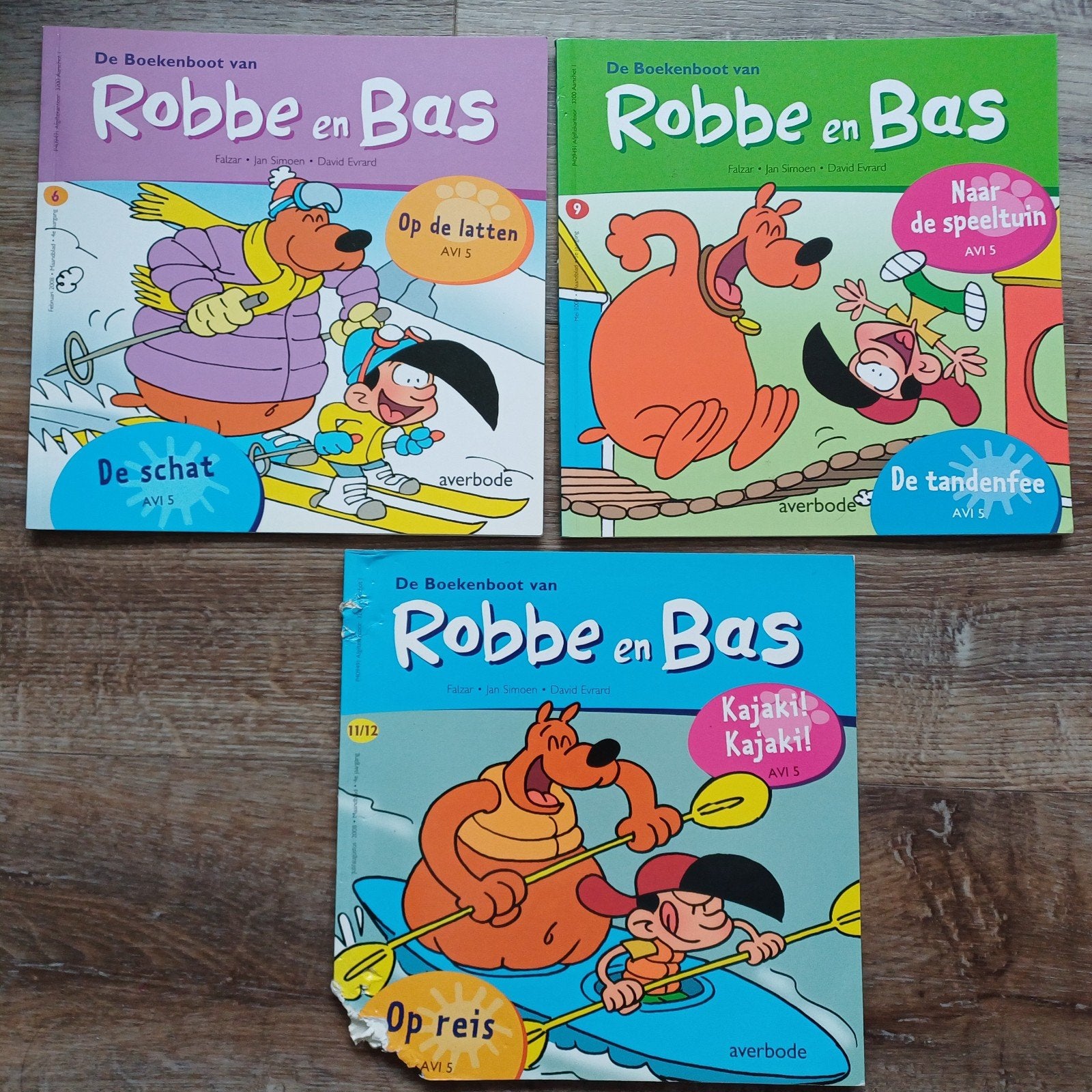 De boekenboot van Robbe en Bas; AVI 5, Ophalen of Verzenden, Gelezen, Jan Simeon, Fictie algemeen