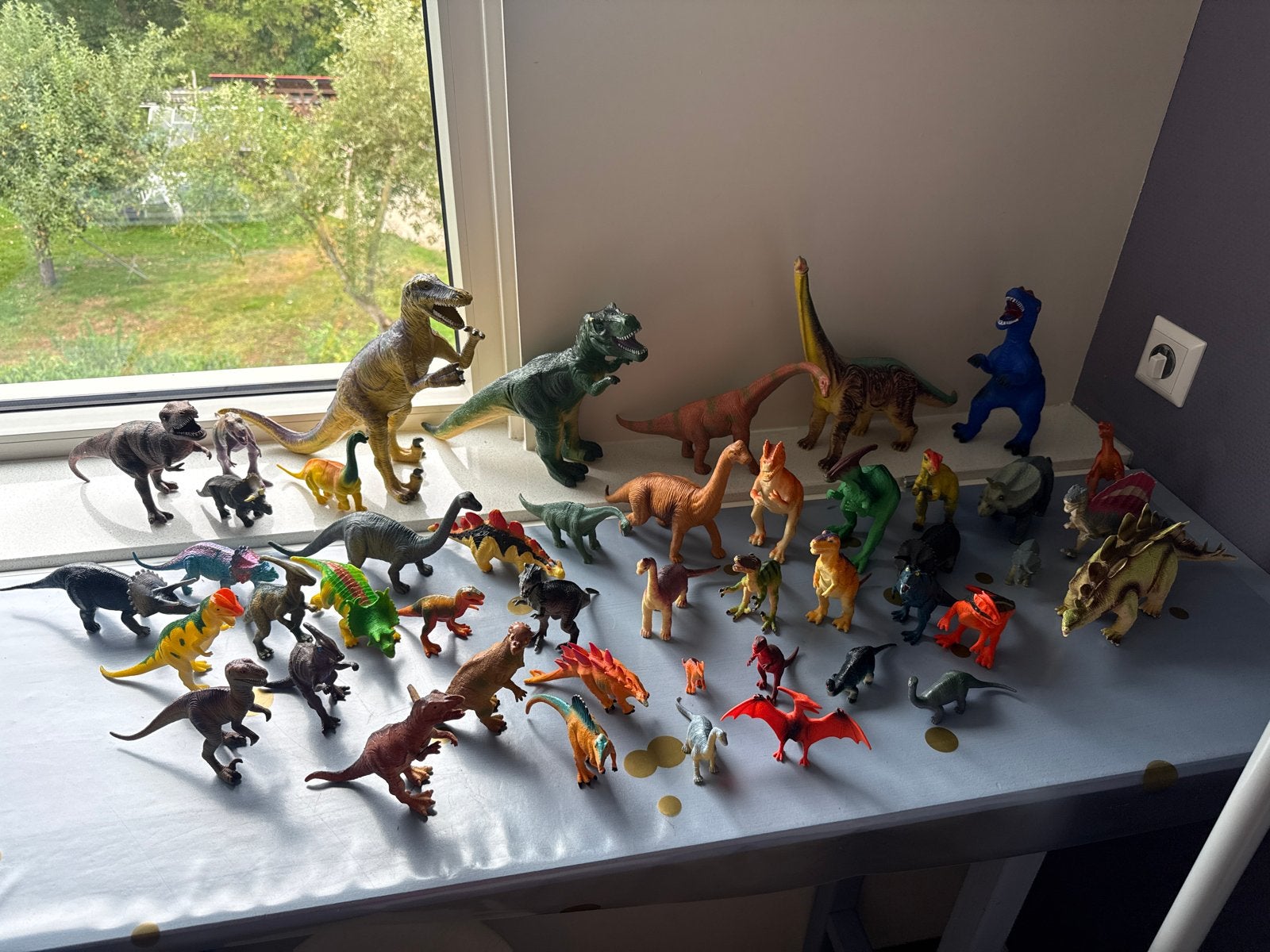 Grote collectie dinosaurus speelgoedfiguren, Ophalen, Gebruikt