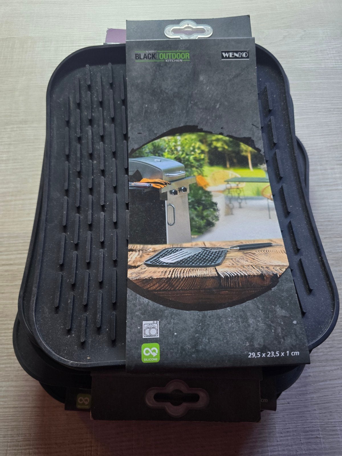 Wenko Black Outdoor Kitchen Siliconen Grillmat, Ophalen of Verzenden, Nieuw, Wenko