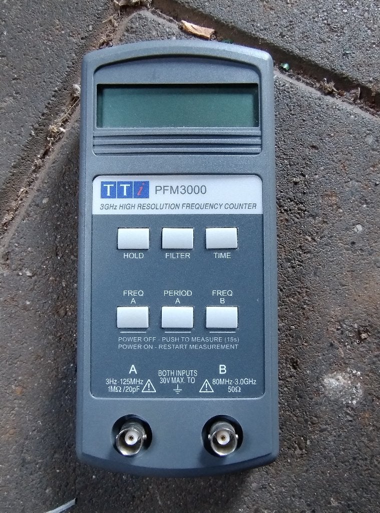 TTI PFM3000 Frequentieteller, Ophalen of Verzenden, Zo goed als nieuw, Overige meters