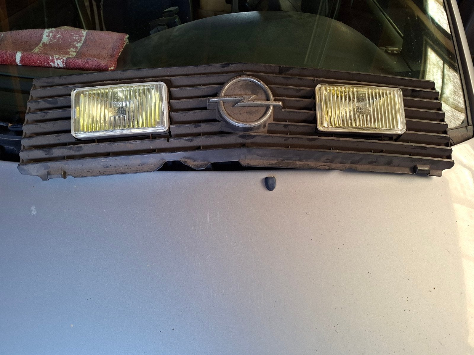 Grille Opel Ascona / Rekord met verstralers, Ophalen of Verzenden, Gebruikt, Opel