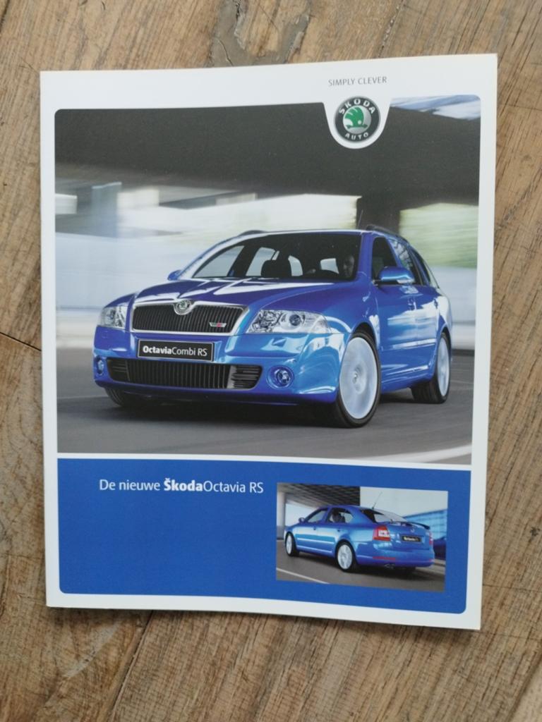 Skoda Octavia RS brochure 2004 - Nederlands, Ophalen of Verzenden, Zo goed als nieuw, Skoda
