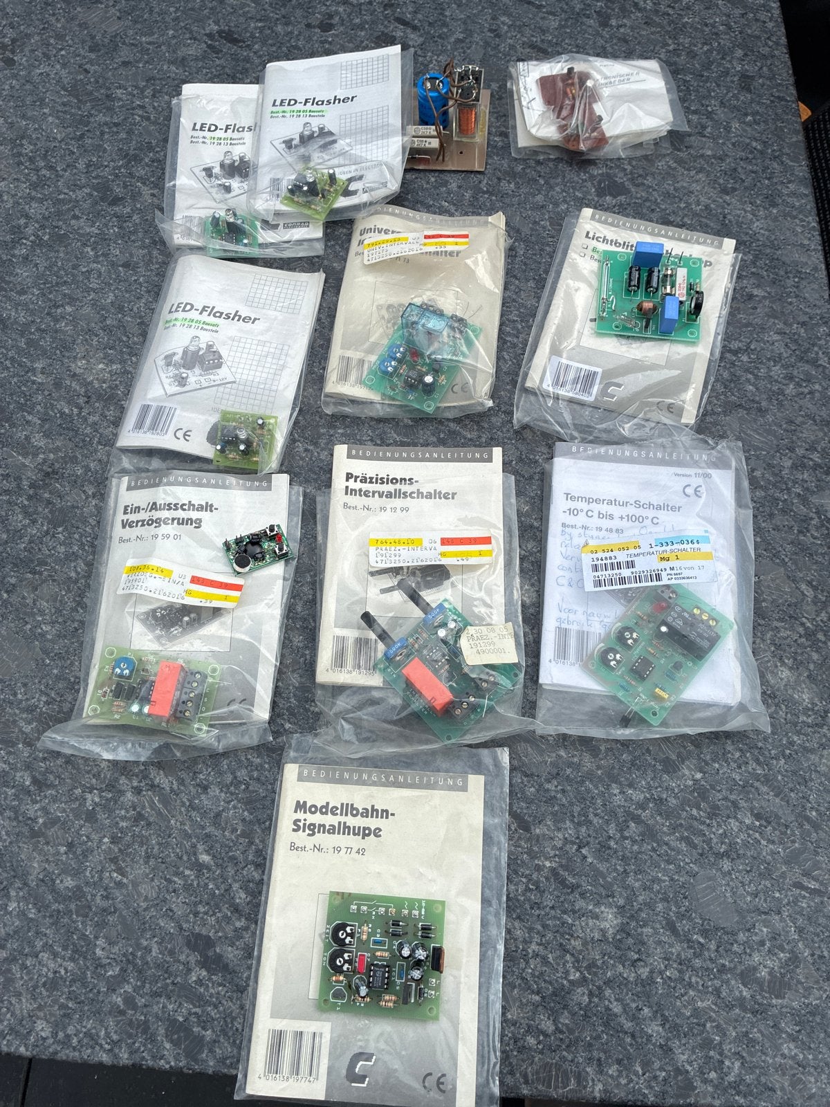 Conrad Electro & Modelbouw Printjes - Diverse Kits, Ophalen of Verzenden, Gebruikt