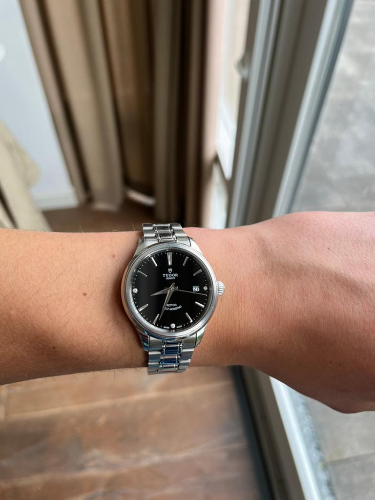 Tudor Style full set, Sieraden, Tassen en Uiterlijk, Horloges | Heren, Overige merken, Staal, Gebruikt, Polshorloge
