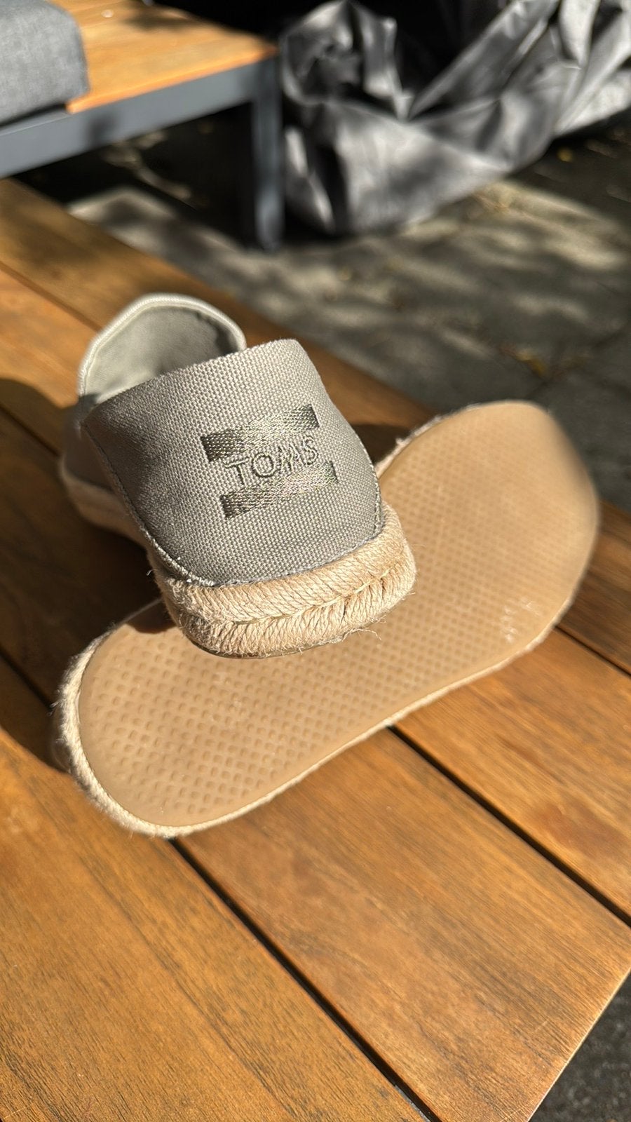 Mooie Toms espadrille, bijna niet gedragen, Overige kleuren, Ophalen of Verzenden, Zo goed als nieuw, Espadrilles of Moccasins