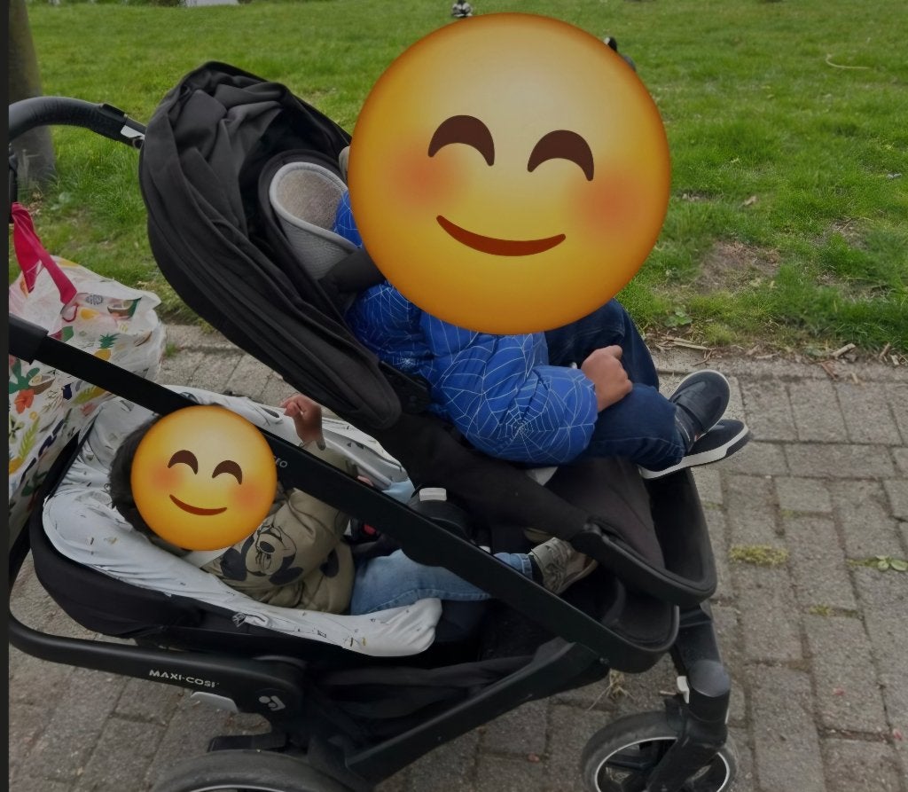 Joolz Geo 3 kinderwagen + Joolz Geo 3 adapter+ accessoires, Gebruikt, Duowagen, Combiwagen, Ophalen