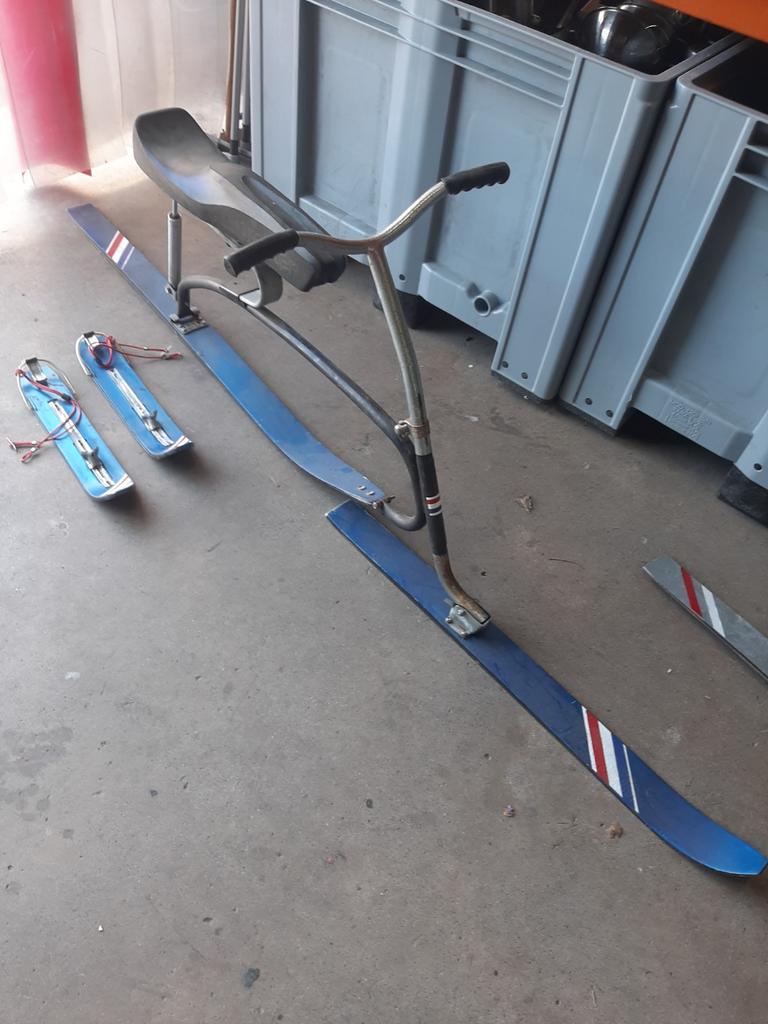 Vintage Ski bob., Sport en Fitness, Skiën en Langlaufen, Overige merken, 160 tot 180 cm, Gebruikt, Ophalen of Verzenden