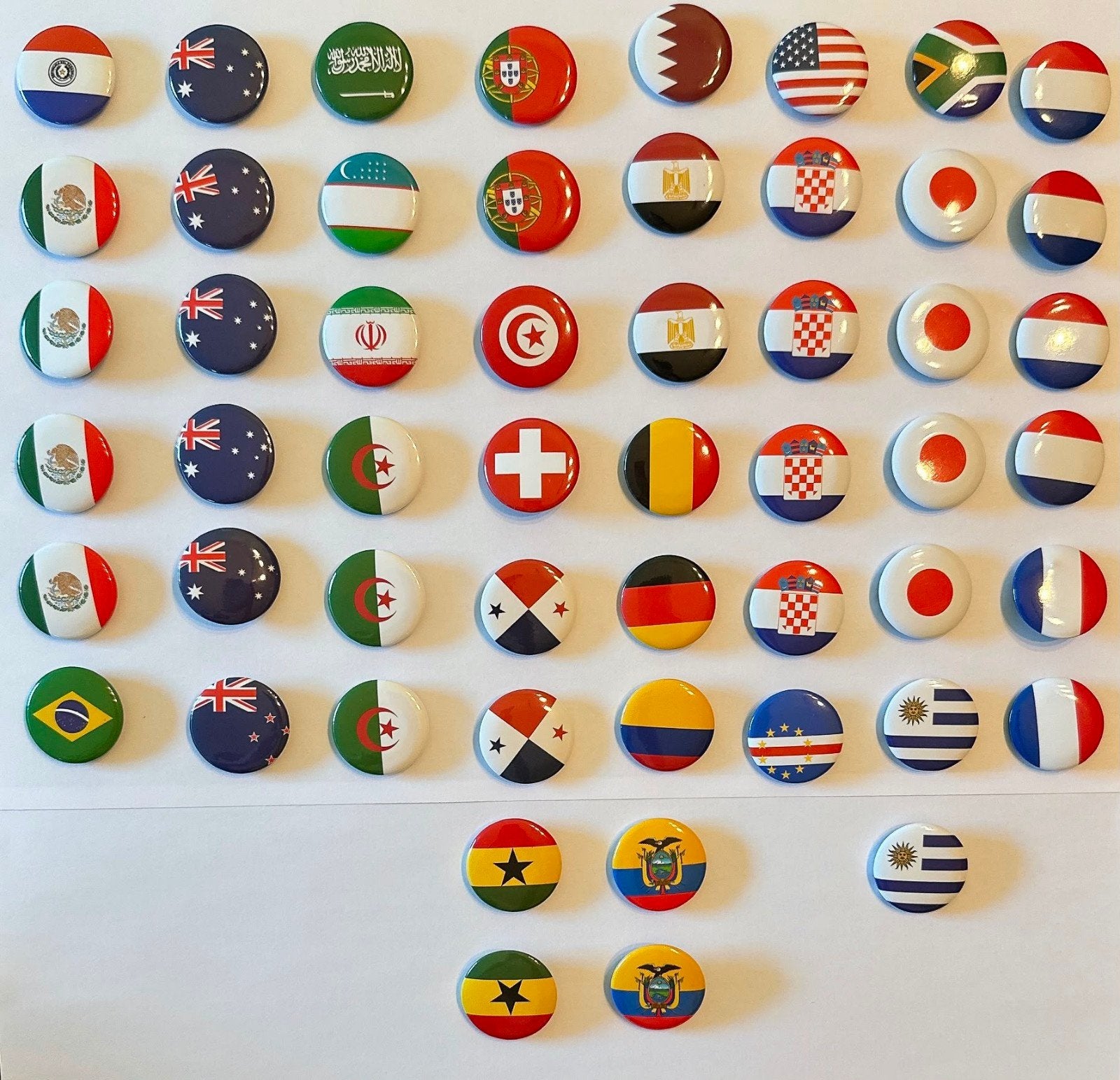 Wk buttons Dekamarkt, Ophalen of Verzenden, Nieuw