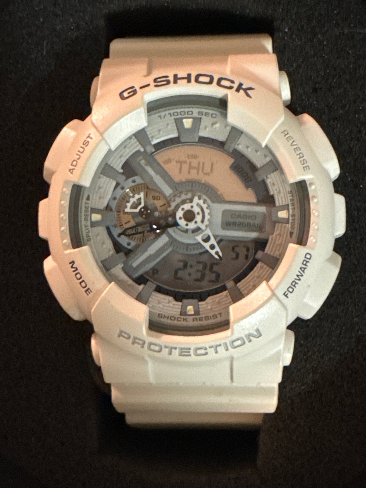 Casio G-Shock GA-110C Wit - Schok- en Waterbestendig, Sieraden, Tassen en Uiterlijk, Horloges | Heren, Casio, Kunststof, Gebruikt