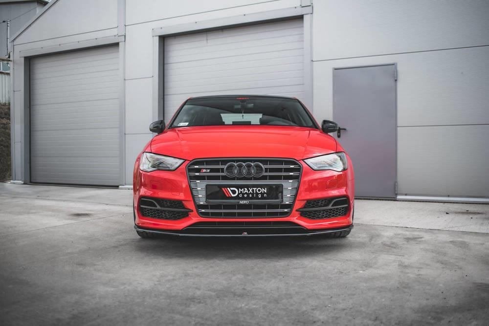 Maxton Voorspoiler Lip Splitter Voor Audi S3 / A3 S Line Sed, Verzenden, Automotive Parts, A.parts@hotmail.nl, Trasmolenlaan 12 3447 GZ Woerden