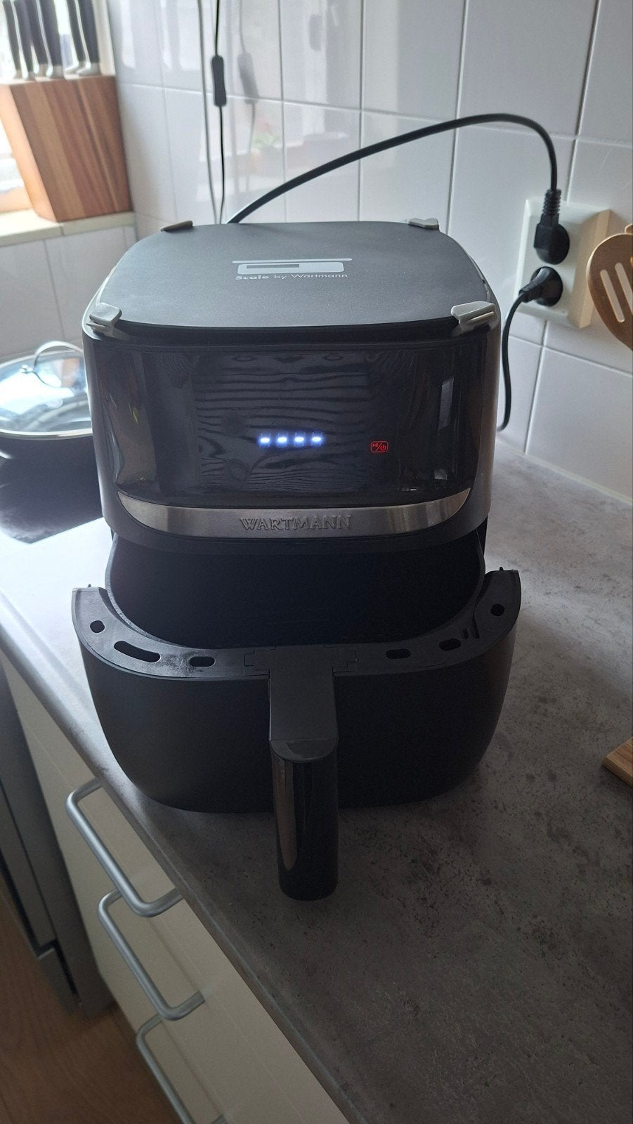 Pfas vrije airfryer, merk Wartmann, Ophalen of Verzenden, Zo goed als nieuw, Airfryer