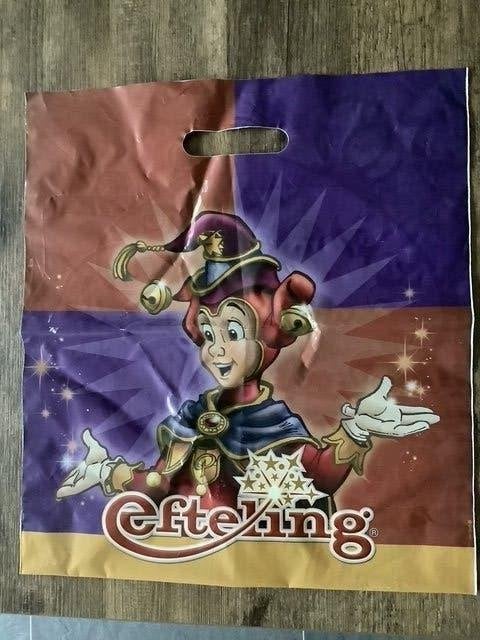 Efteling plastic tas afm. ca, 35x40 cm, Verzamelen, Ophalen, Zo goed als nieuw, Gebruiksvoorwerp