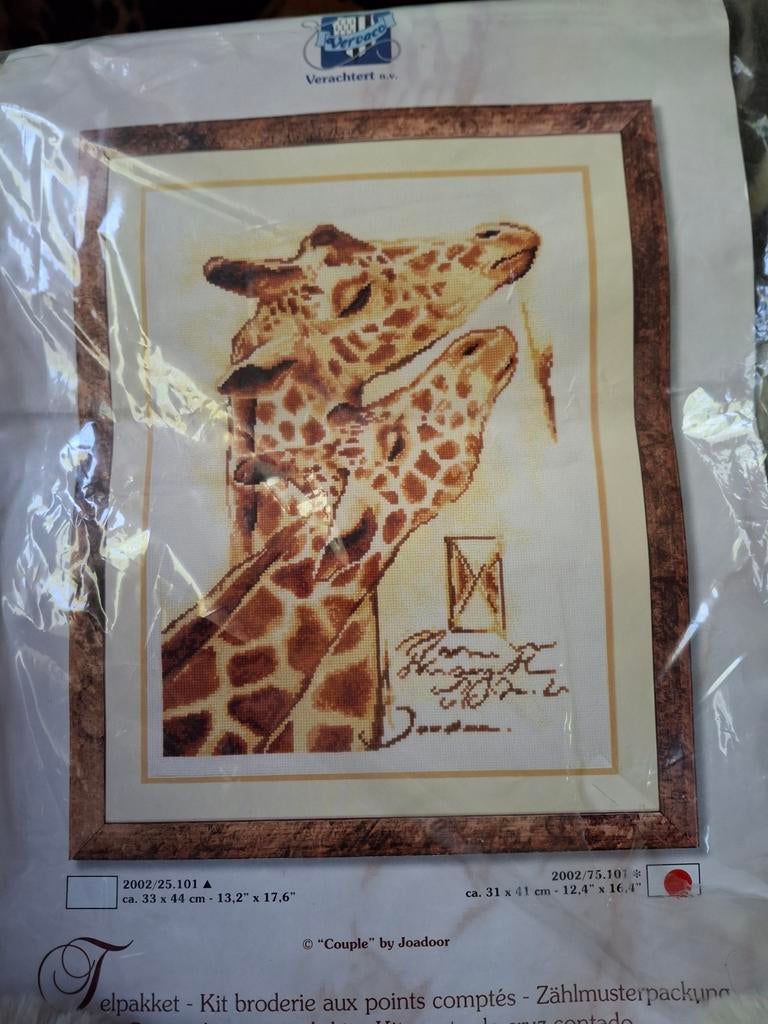 Giraffen, Ophalen of Verzenden, Nieuw, Borduurpakket