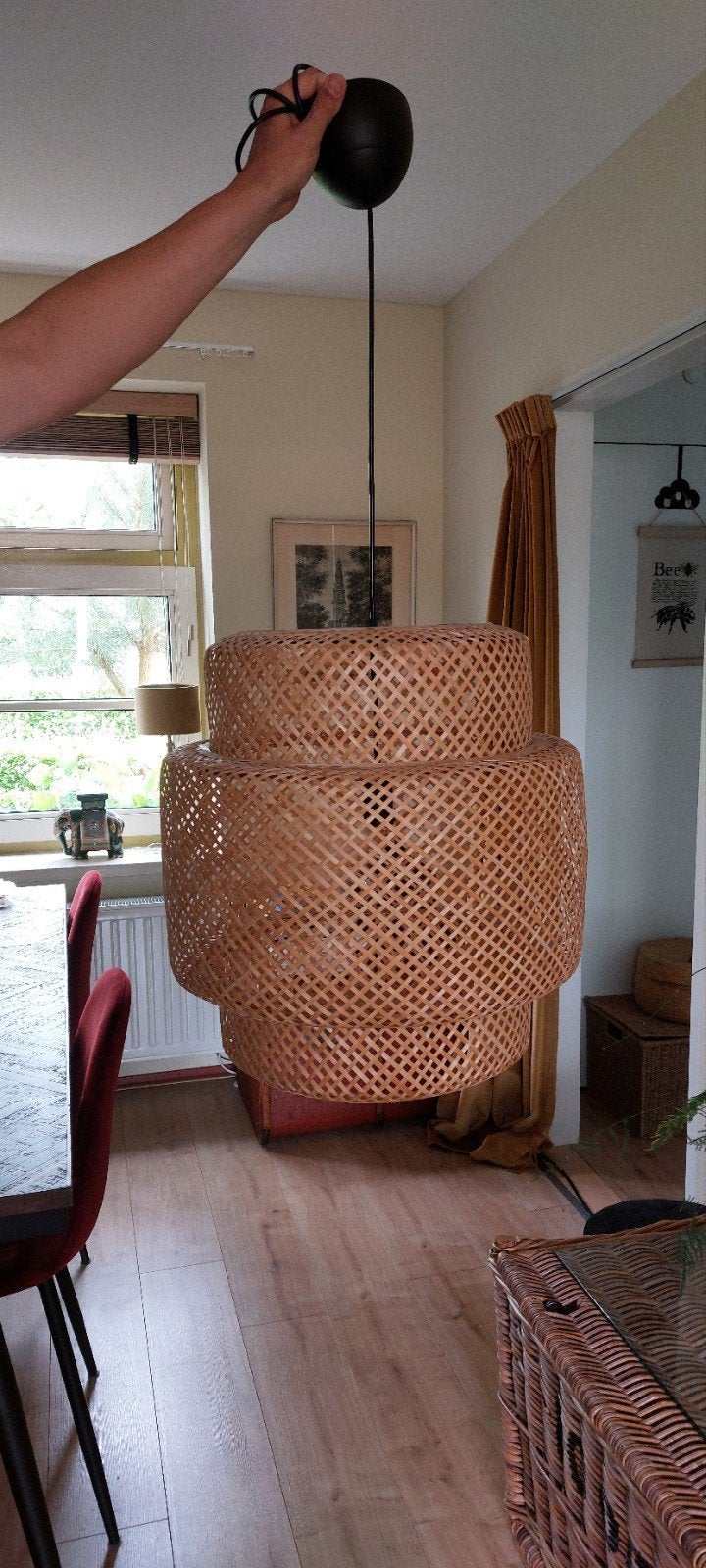 Ikea Sinnerlig lamp, Huis en Inrichting, Lampen | Hanglampen, Ophalen, Zo goed als nieuw, Minder dan 50 cm