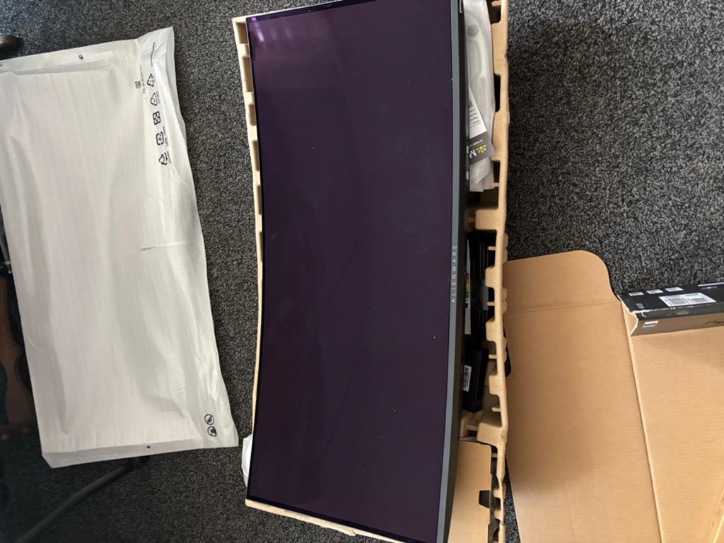 Alienware 34 inch QD-OLED Gaming Monitor 240Hz, Computers en Software, Monitoren, Gaming, Curved, Zo goed als nieuw, Overige typen