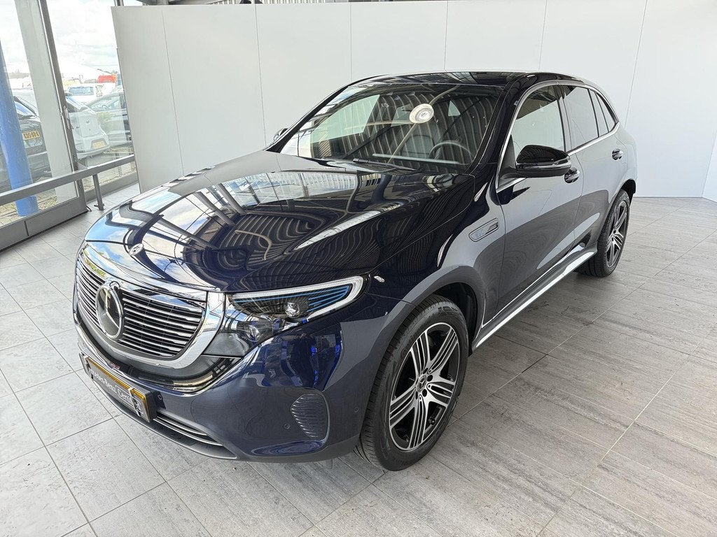 Mercedes-Benz EQC 400 4MATIC Business Solution Luxury 80 kWh, Auto's, Mercedes-Benz, Zwart, 80 kWh, Blauw, Vierwielaandrijving
