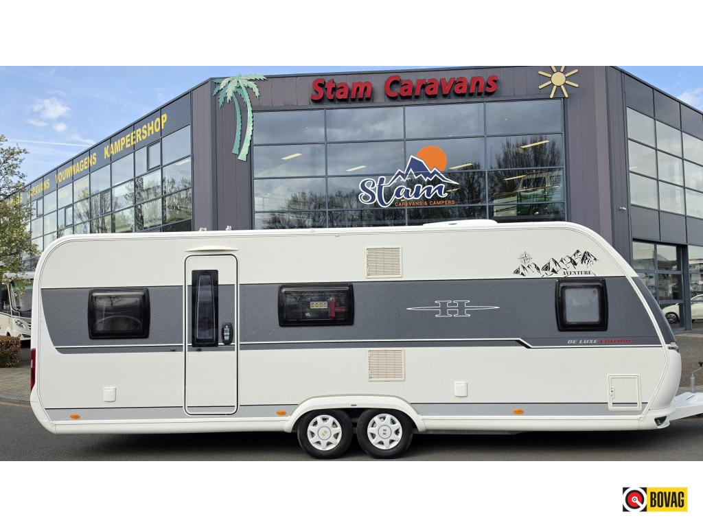 Hobby De Luxe Edition 650 KMFE voortent airco, Caravans en Kamperen, Ringverwarming, Rondzit, Hobby, Overige typen