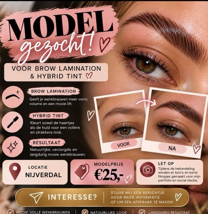 model gezocht voor wenkbrauwen, Ophalen of Verzenden, Zo goed als nieuw, Ogen