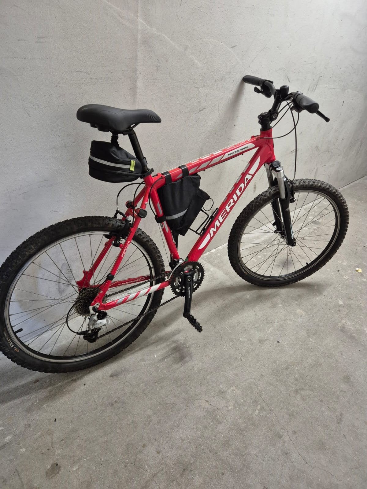 Merida Mountainbike - Rood, Gebruikt, Goede Staat, Fietsen en Brommers, Gebruikt, Hardtail, Velgrem, Merida