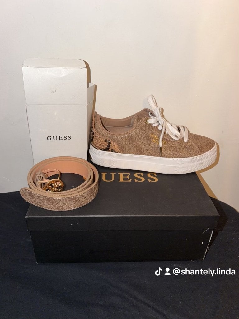 Guess, Verzenden, Overige kleuren, Guess, Sneakers of Gympen