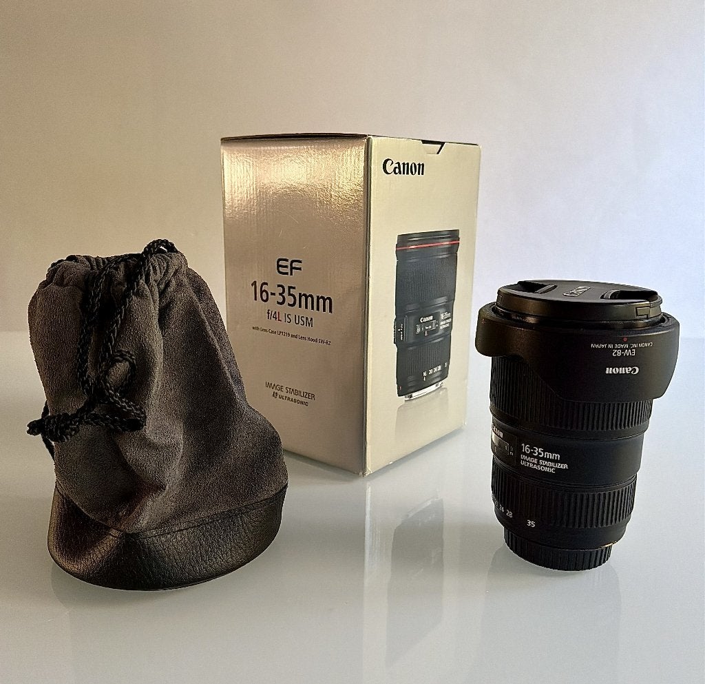 Canon EF 16-35mm f/4L IS USM | Nieuwstaat | Compleet, Audio, Tv en Foto, Fotografie | Lenzen en Objectieven, Canon, Zo goed als nieuw
