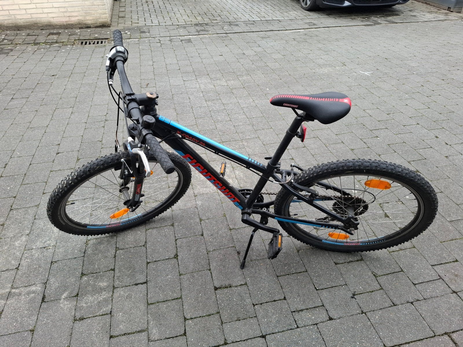 Eightshot kinder mountainbike 24 inch, Fietsen en Brommers, Minder dan 45 cm, Ophalen of Verzenden, Gebruikt, Overige merken