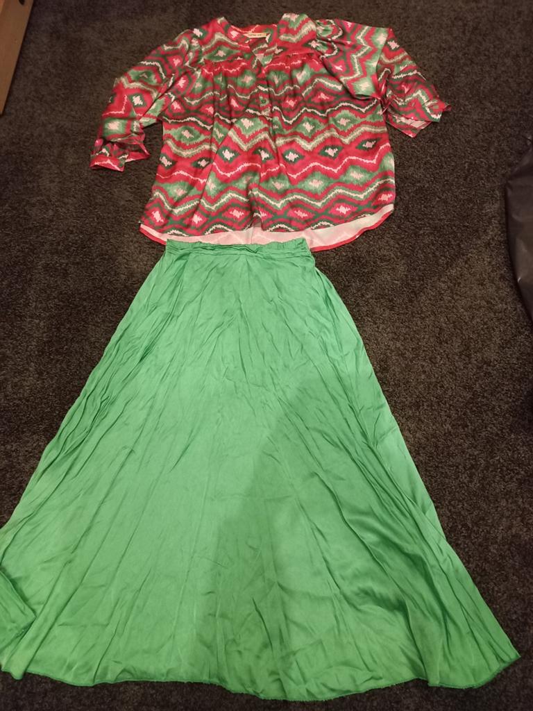 Fleurig zomers set, Ophalen of Verzenden, Zo goed als nieuw, Maat 38/40 (M), Overige typen